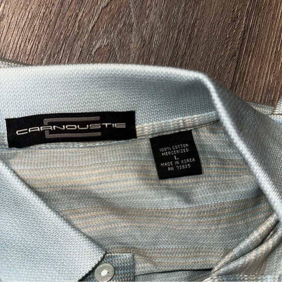 Carnoustie Men's Gray Polo Shirt - Picture 3 of 4
